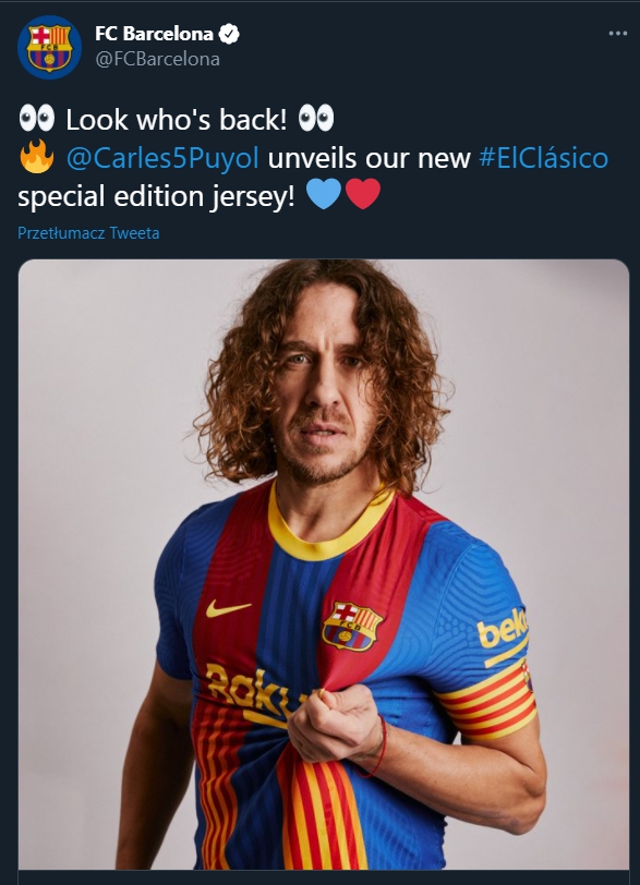 FC Barcelona prezentuje nowe stroje na El Clasico!